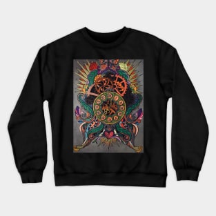 Time is chaotically beautiful Crewneck Sweatshirt